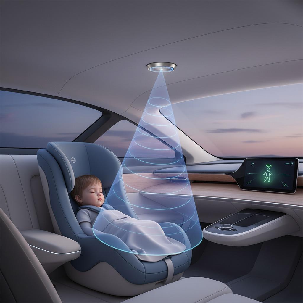 Radar de detección de presencia infantil: innovando en la seguridad de los vehículos