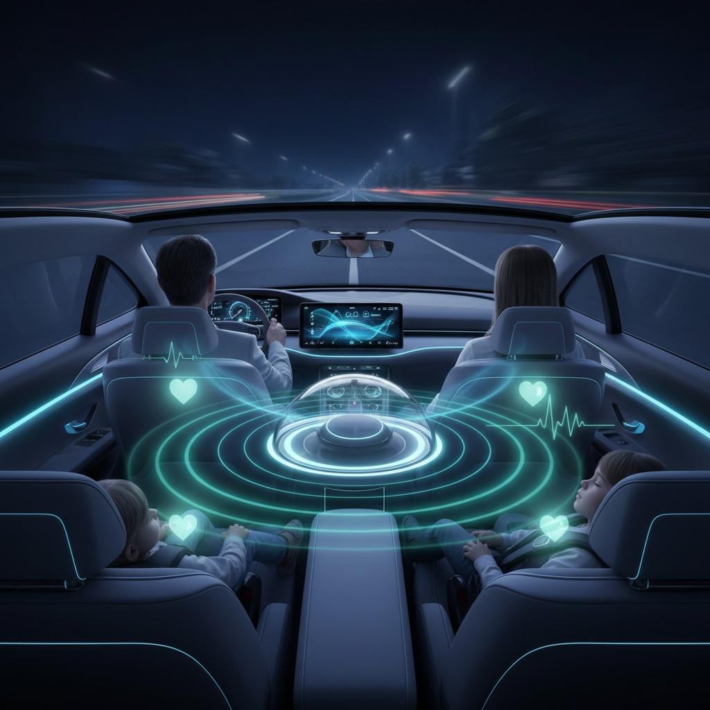 Revoluciona la seguridad del automóvil con el radar inteligente de detección de cabina.