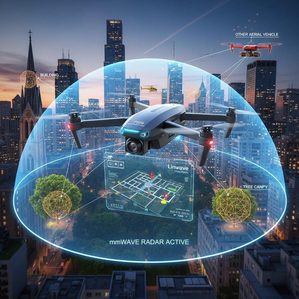 Soluciones de evitación de obstáculos para drones con radar de ondas milimétricas