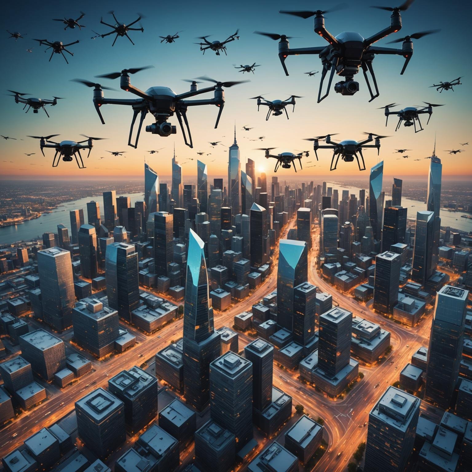 探索无人机集群技术：创新与应用