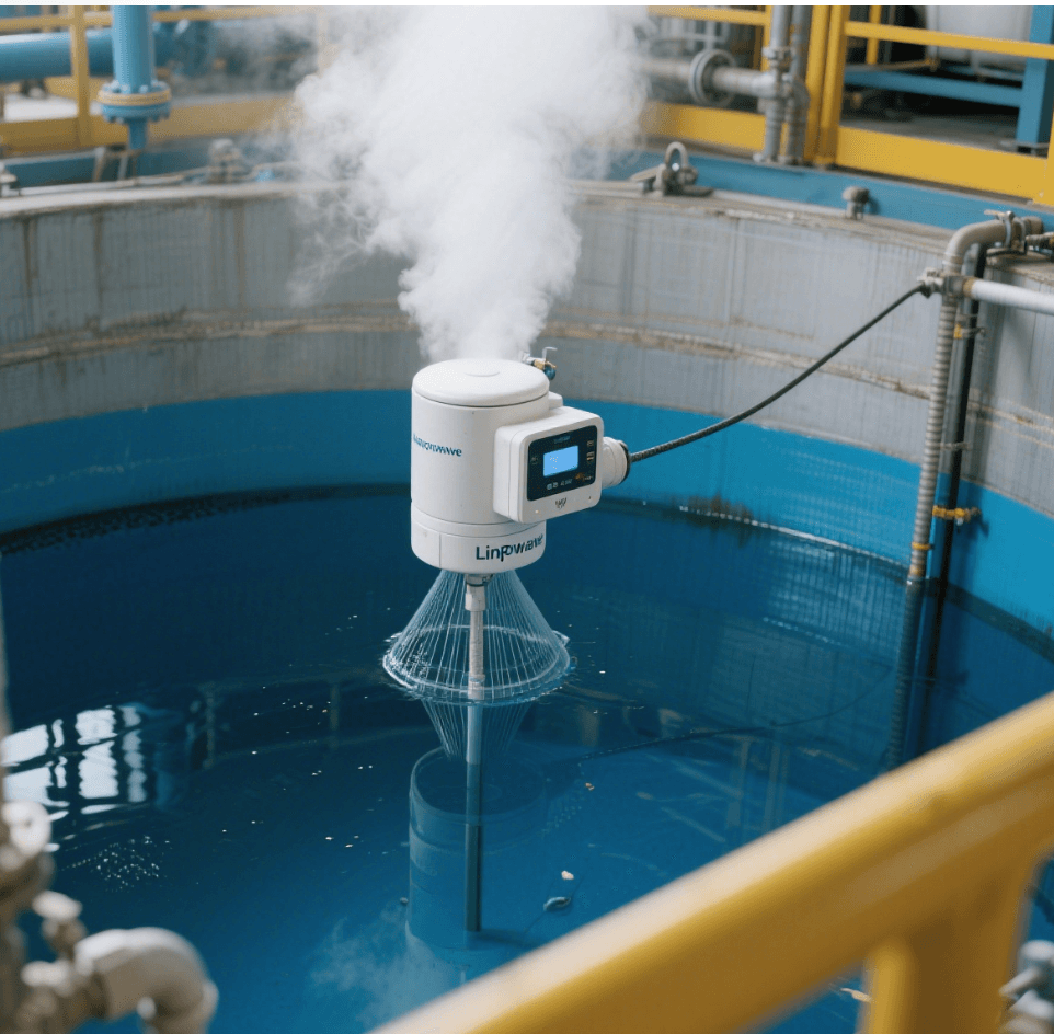 هل يمكن لرادار Linpowave حل مشكلة تداخل البخار والتكثيف في الخزانات الكيميائية؟