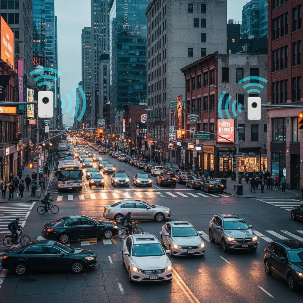 نظام رادار تدفق المركبات: تحويل حركة المرور في المدن