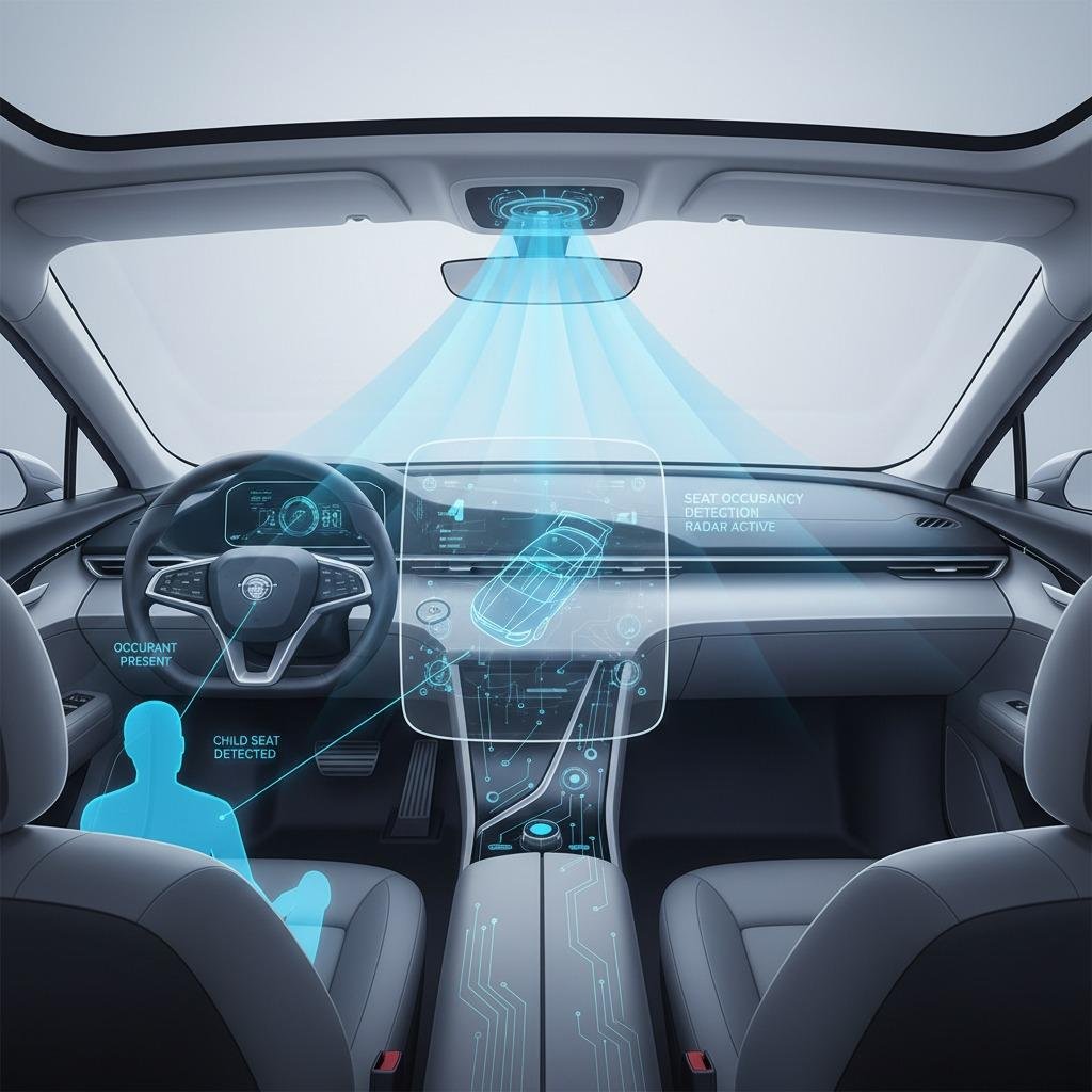 Усовершенствования в радаре обнаружения занятости сидений