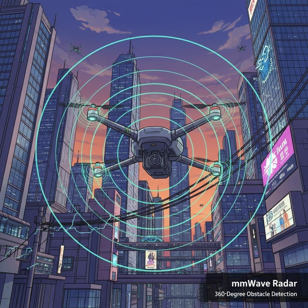 Как миллиметровый радар для доставки дронами революционизирует безопасность