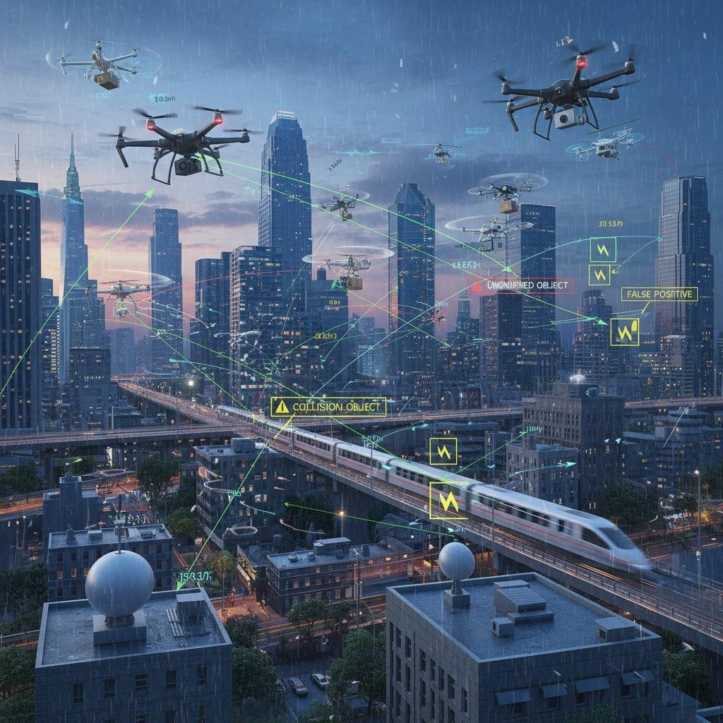 Mejore la seguridad de los drones con un radar de medición de velocidad.