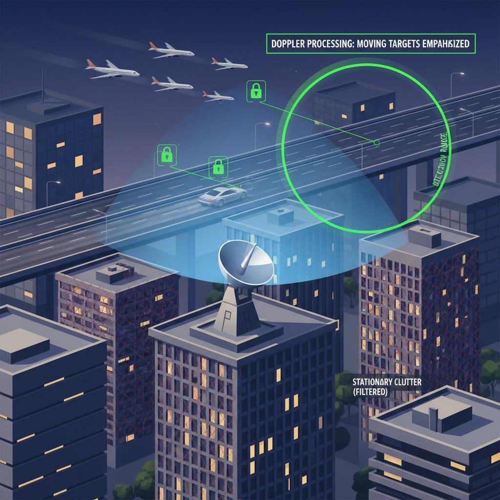 التغلب على تحديات الرادار باستخدام معالجة دوبلر