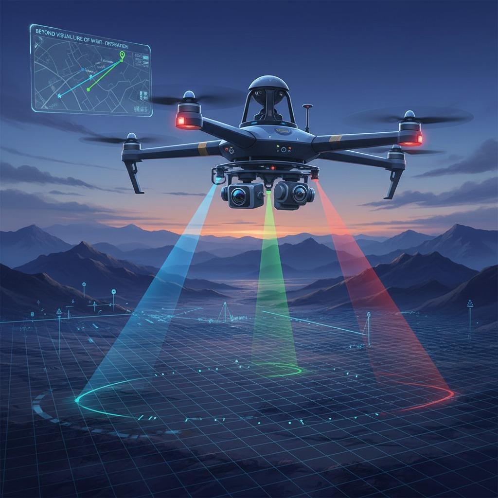 Beyond Visual Line of Sight Drone Operations