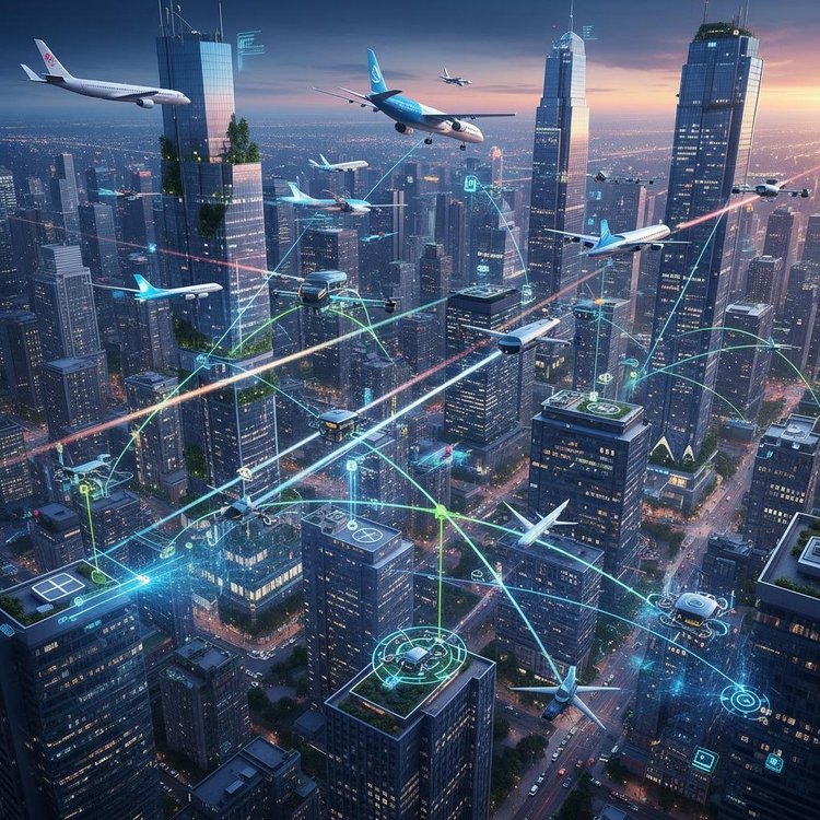 Complex Airspace Operation Unveiled: AI, UAVs