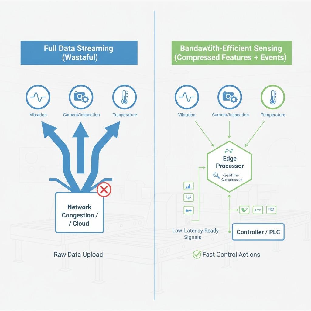Bandwidth-efficient sensing for faster industrial data decisions