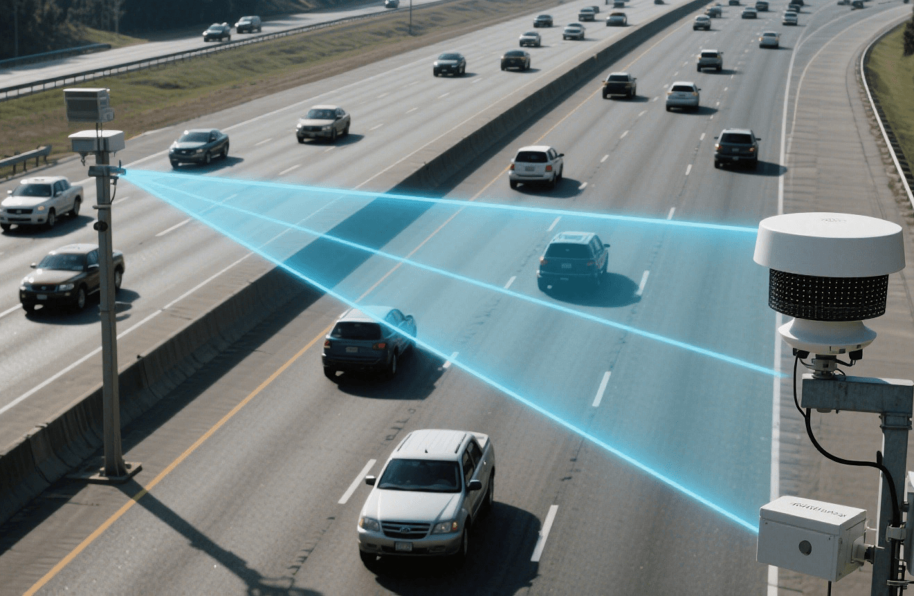 هل يمكن لرادار الموجات المليمترية قياس سرعة السيارة بدقة في حركة المرور متعددة المسارات؟