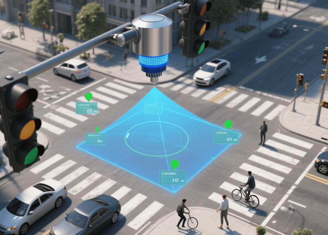 تعزيز سلامة التقاطعات باستخدام رادار الموجات المليمترية Linpowave