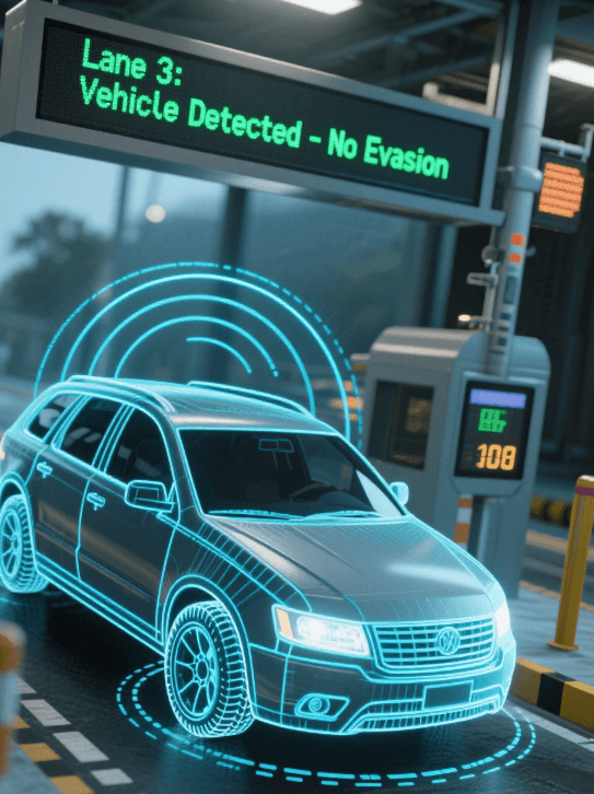 Millimeter-Wave Radar for Precise Lane Detection at Toll Stations