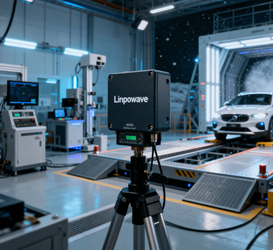 اختبار رادار الموجات المليمترية للسيارات: كيف يدعم Linpowave أنظمة مساعدة السائق المتقدمة (ADAS) الموثوقة وسلامة المركبات