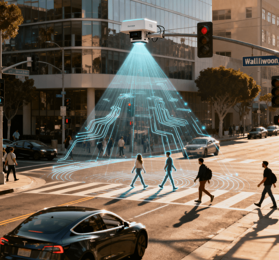 4D mmWaveレーダーがスマートシティの交通基準を定義する方法:ウェストハリウッドのケーススタディ