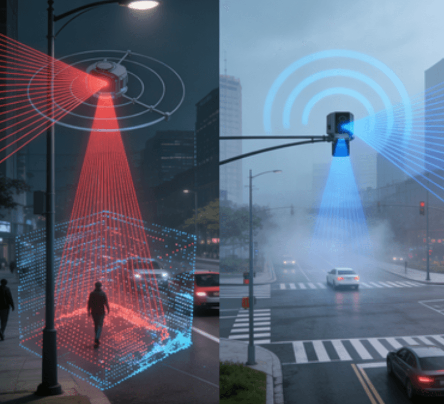 Radar LiDAR vs. mmWave: ¿Cuáles son las diferencias y cuál debería utilizar?