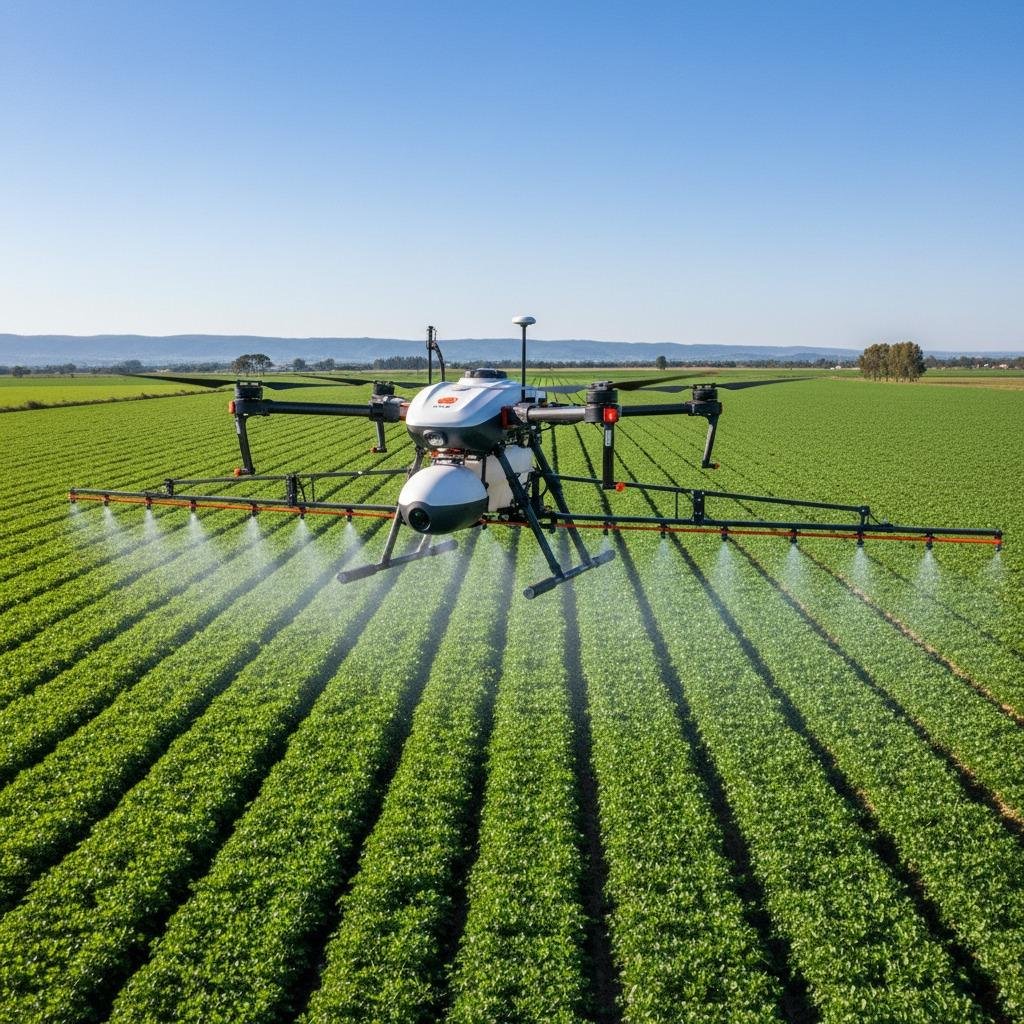 将毫米波雷达集成到农业喷洒无人机中以实现精准农业