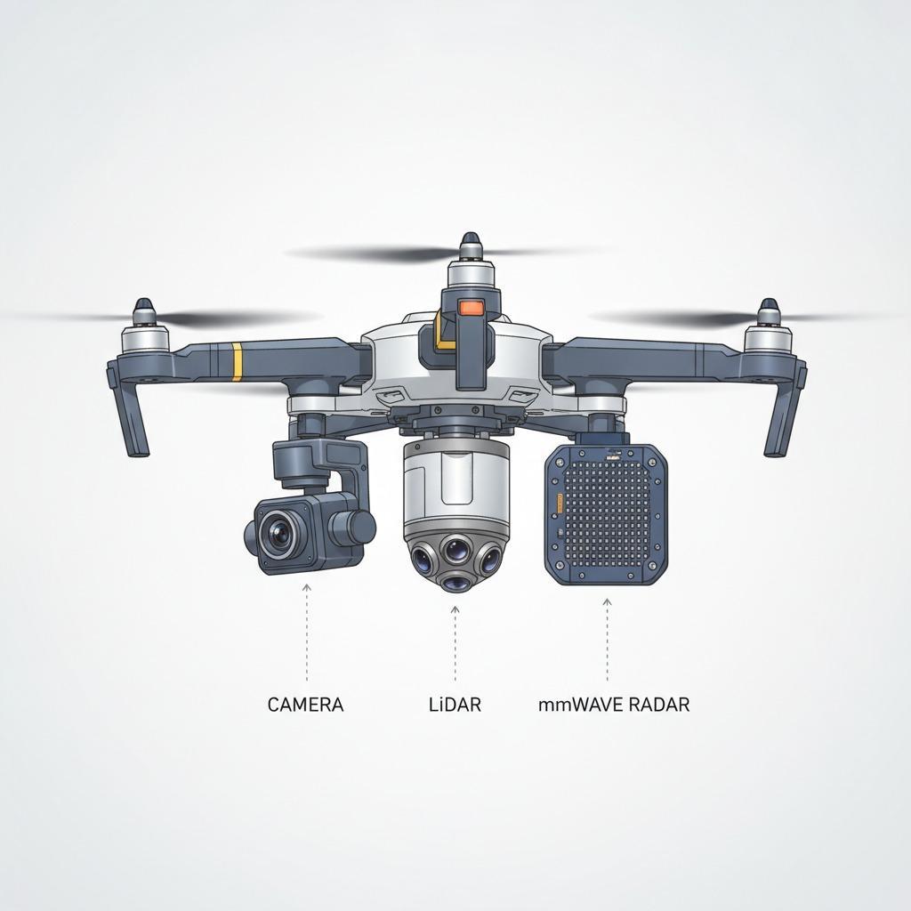 Prevención de colisiones con drones: Elección del conjunto de sensores adecuado